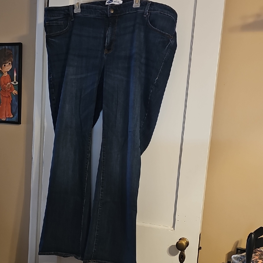 Old Navy Dark Blue Flare Jeans